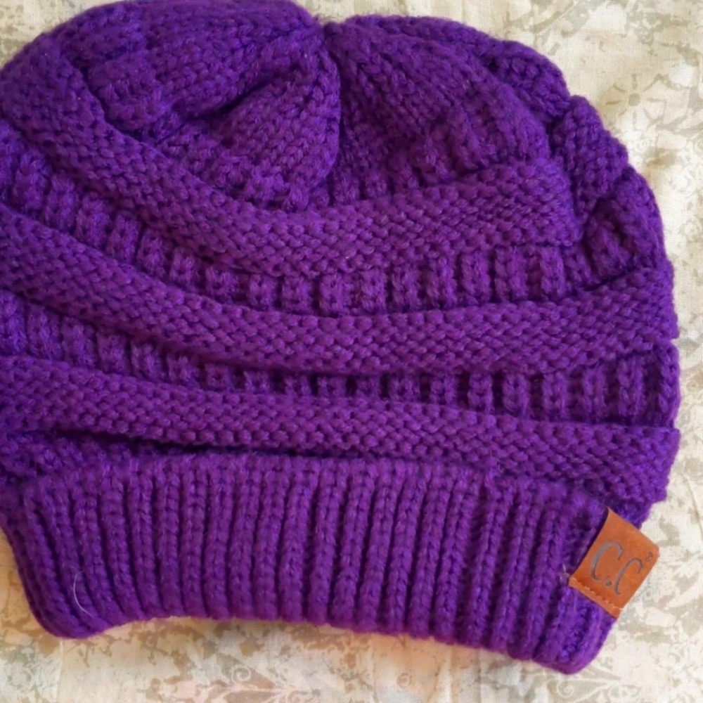 C.C. Unisex Chunky Soft Stretch Cable knit (#1)